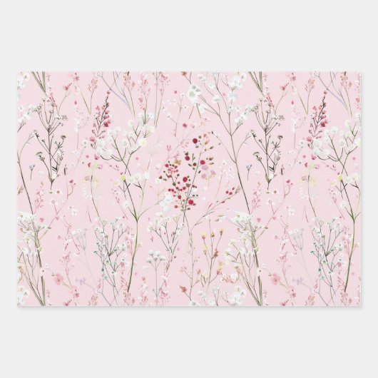 Hübsch rosa Brautparty Geschenkpapier Set (Vorderseite 2)