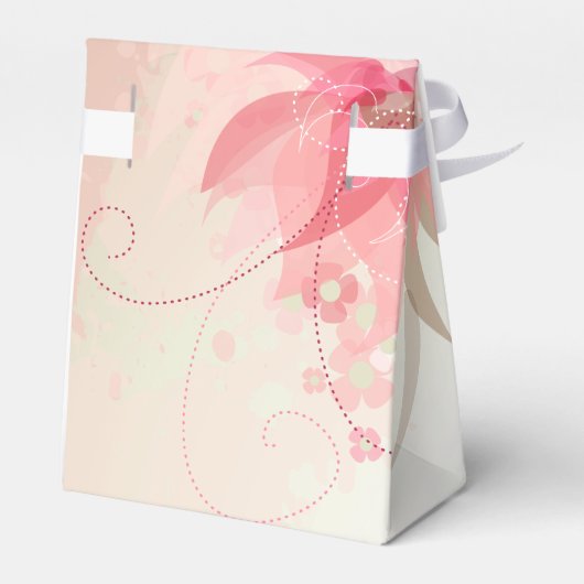 Hübsch rosa Brautparty Geschenkschachtel (Rückseite)