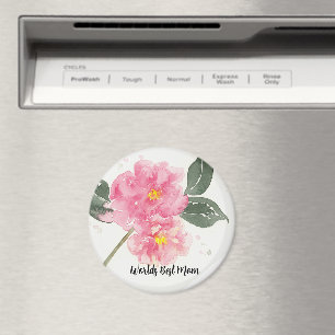 Hübsch rosa Camelia Magnet