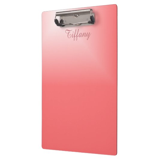 Hübsch-rosa-Chic Klemmbrett (Links)