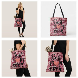 Hübsch rosa Elegante Die beste Mama für alle Zeite Tasche