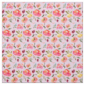 Hübsch rosa Farbflora Muster Stoff (Muster)