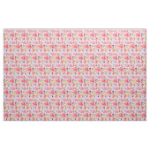 Hübsch rosa Farbflora Muster Stoff (Fat Quarter (45,7 x 55,9 cm))