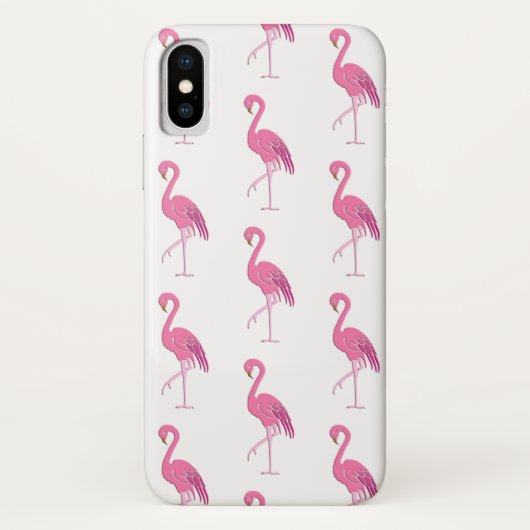 Hübsch-rosa Flamingo Fall-Mate iPhone Fall Case-Mate iPhone Hülle (Rückseite)