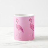 Hübsch rosa Flamingo Kaffeetasse (Mittel)