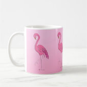 Hübsch rosa Flamingo Kaffeetasse (Links)