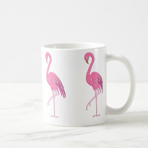 Hübsch rosa Flamingo Kaffeetasse