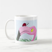 Hübsch rosa Flamingo Kaffeetasse (Links)