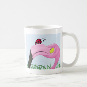 Hübsch rosa Flamingo Kaffeetasse