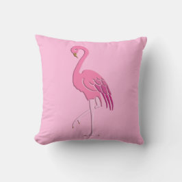 Hübsch rosa Flamingo Kissen