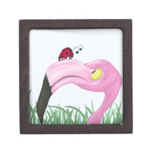 Hübsch rosa Flamingo Kiste