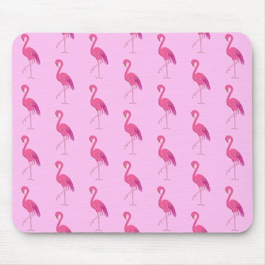 Hübsch-rosa-Flamingo-Mäusepad Mousepad (Vorne)