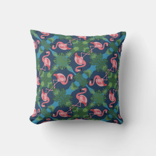 Hübsch rosa Flamingo-Muster Kissen