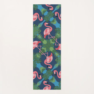 Hübsch rosa Flamingo-Muster Yogamatte