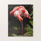 Hübsch rosa Flamingo Puzzle (Vertikal)