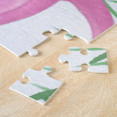 Hübsch rosa Flamingo Puzzle (Seite)