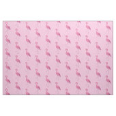 Hübsch rosa Flamingo, rosa Hintergrund Stoff (Fat Quarter (45,7 x 55,9 cm))