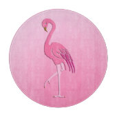 Hübsch rosa Flamingo Schneidebrett (Vorderseite)