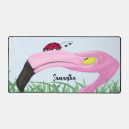 Hübsch rosa Flamingo Schreibtischunterlage