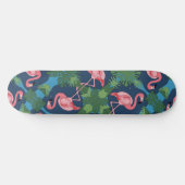 Hübsch rosa Flamingo Skateboard (Horizontal)