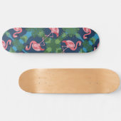 Hübsch rosa Flamingo Skateboard (Horizontal)