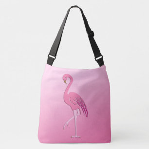 Hübsch rosa Flamingo Tragetaschen Mit Langen Trägern