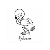 Hübsch rosa Flamingos Gummistempel (Prägung)