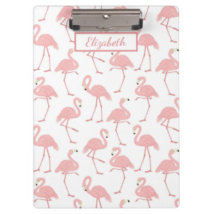 Hübsch rosa Flamingos Klemmbrett