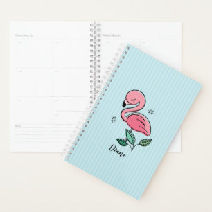 Hübsch rosa Flamingos Planer