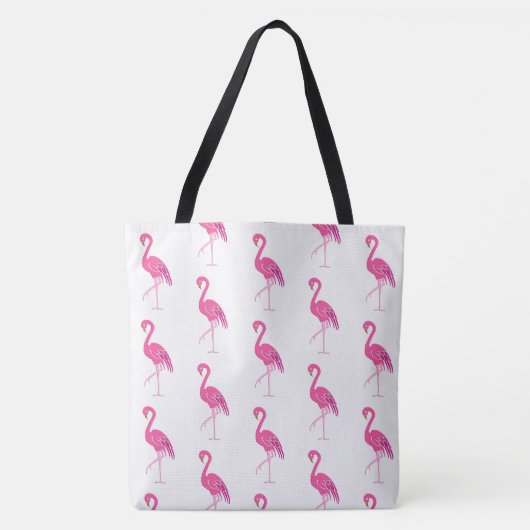 Hübsch rosa Flamingos Tasche (Vorderseite)