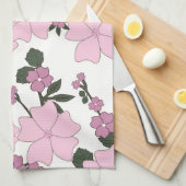 Hübsch rosa Floral Handtuch (Viertel Falte)