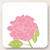 Hübsch rosa Floral Untersetzer (Vorderseite)