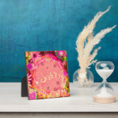 Hübsch rosa, florale Schwester Inspirizität Fotoplatte (InSitu)