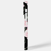 Hübsch rosa, florales Girlanmuster Personalisiert Case-Mate iPhone Hülle (Rückseite / Links)