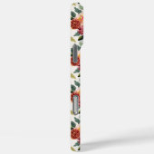 Hübsch Rosa Florals | Anfangsmonogramm Case-Mate iPhone Hülle (Rückseite / Rechts)