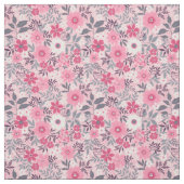 Hübsch rosa Frühlingsblume Stoff (Muster)