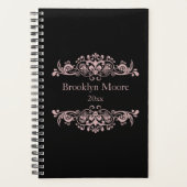 Hübsch rosa Geblüht Planer (Vorderseite)