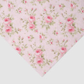 Hübsch rosa gestrichene Rose Seidenpapier (Detail)