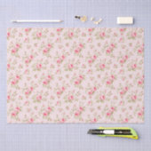 Hübsch rosa gestrichene Rose Seidenpapier (Handwerk)