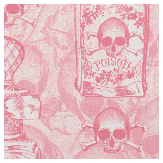 Hübsch-rosa-Giftflasche Stoff (Nahaufnahme)