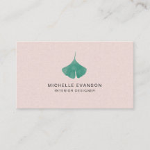 Hübsch Rosa Ginkgo Leaf Einfache Natur