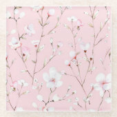 Hübsch rosa glasuntersetzer (Vorderseite)