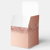 Hübsch rosa Glitzer Blank Fevor Box Geschenkschachtel (Geöffnet)