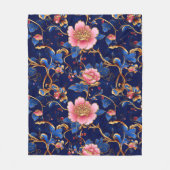 Hübsch-rosa Goldblume Fleecedecke (Vorderseite)