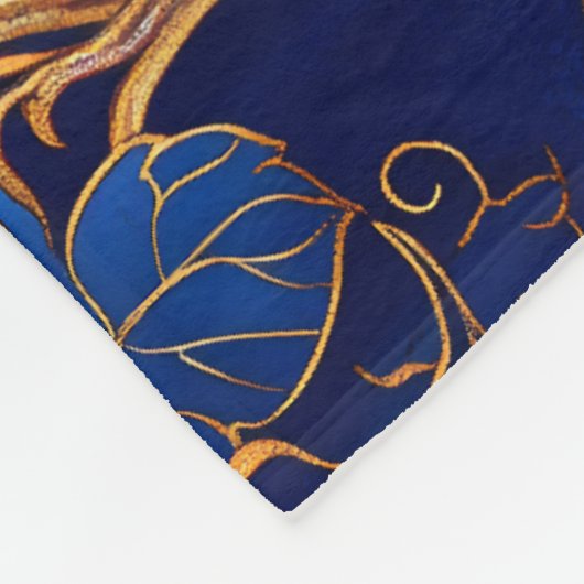 Hübsch-rosa Goldblume Fleecedecke (Ecke)