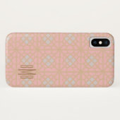 Hübsch rosa Golderröten Trendy Case-Mate iPhone Hülle (Rückseite (Horizontal))