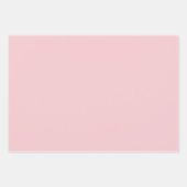 Hübsch-rosa-grüne Blume Geschenkpapier Set (Vorderseite 3)