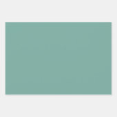 Hübsch-rosa-grüne Blume Geschenkpapier Set (Vorderseite 2)