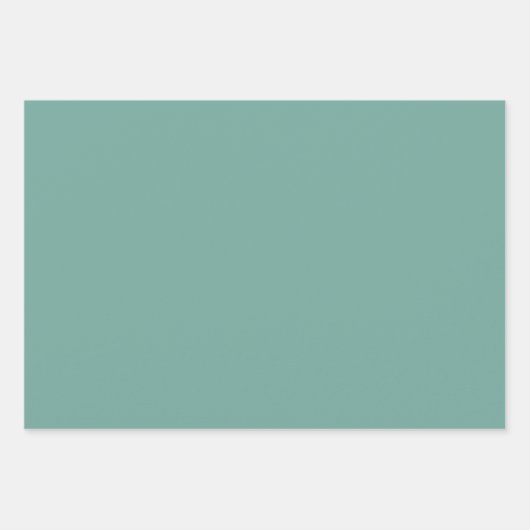 Hübsch-rosa-grüne Blume Geschenkpapier Set (Vorderseite 2)