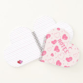 Hübsch-rosa-Herz-Notebook Notizblock (Innenseite)